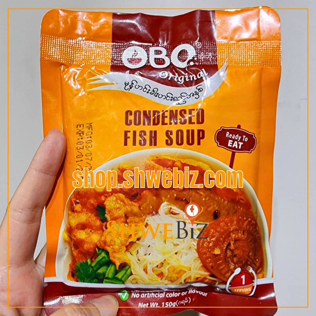 OBO မုန့်ဟင်းခါး ဟင်းရည် အနှစ်ထုပ် (1 Serving) (150g)