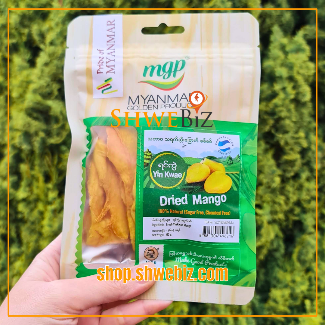MGP ရင်ကွဲ သရက်သီးခြောက် (60g)