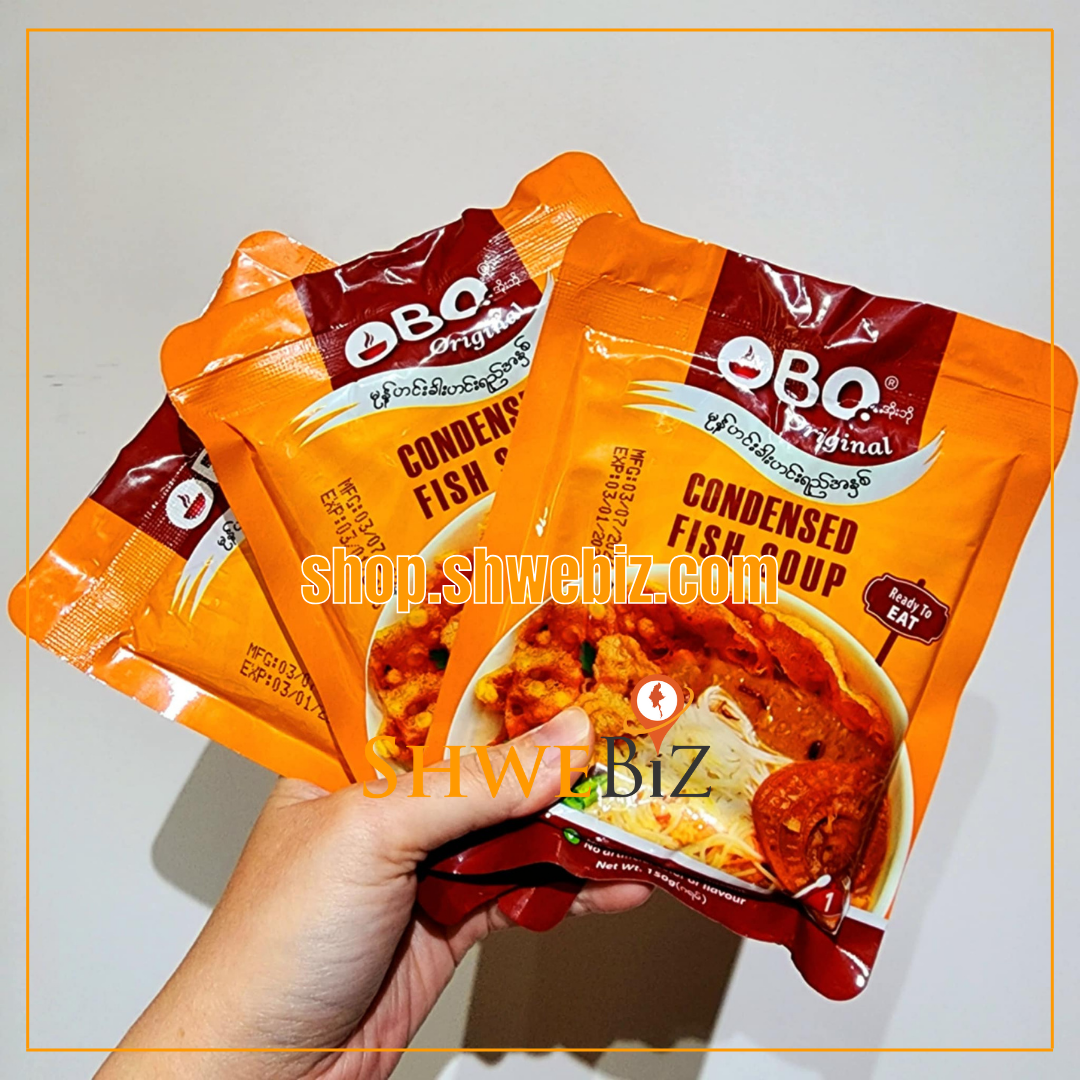 OBO မုန့်ဟင်းခါး ဟင်းရည် အနှစ်ထုပ် (1 Serving) (150g)
