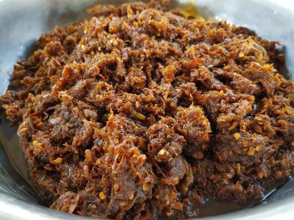 ပန်းခရေ ရေကျိုငပိဘာလချောင်ကြော် (160g)