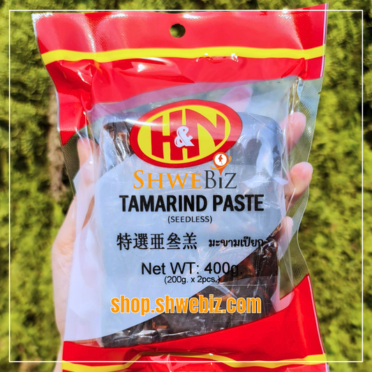 Tamarind Paste (Seedless) မန်ကျည်းသီး အနှစ် (အစေ့လွတ်) 400g