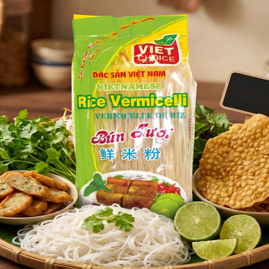 Rice Vermicelli မုန့်ဖတ် (မုန့်ဟင်းခါးမုန့်ဖတ် size) (375g)