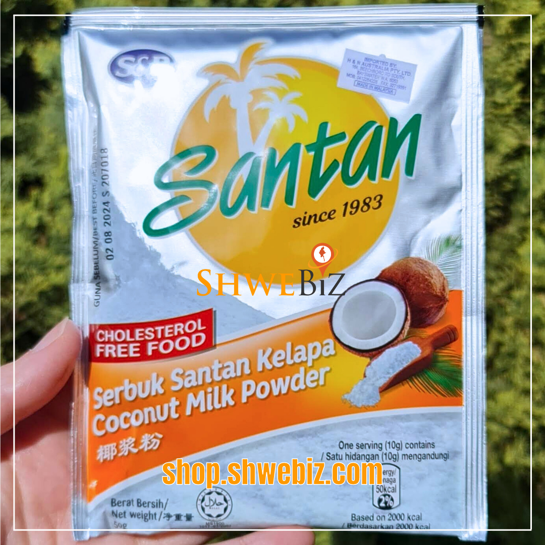Santan Coconut Cream Powder အုန်းနို့အနှစ်မှုန့် (50g)