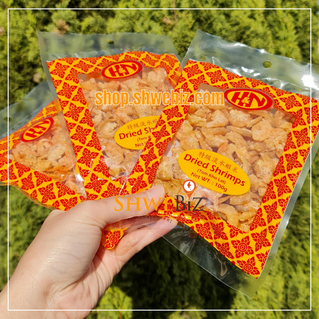 Dried Shrimps ပုစွန်ခြောက် (Thailand) (100g)
