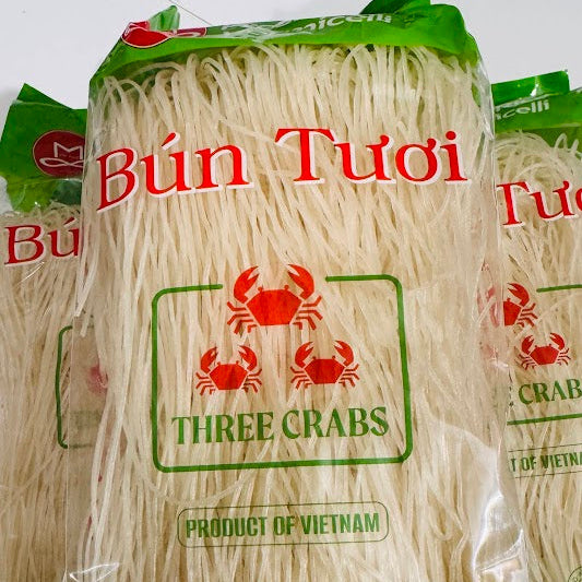 Three Crabs Bún tươi မုန့်ဟင်းခါး မုန့်ဖတ် (400g)