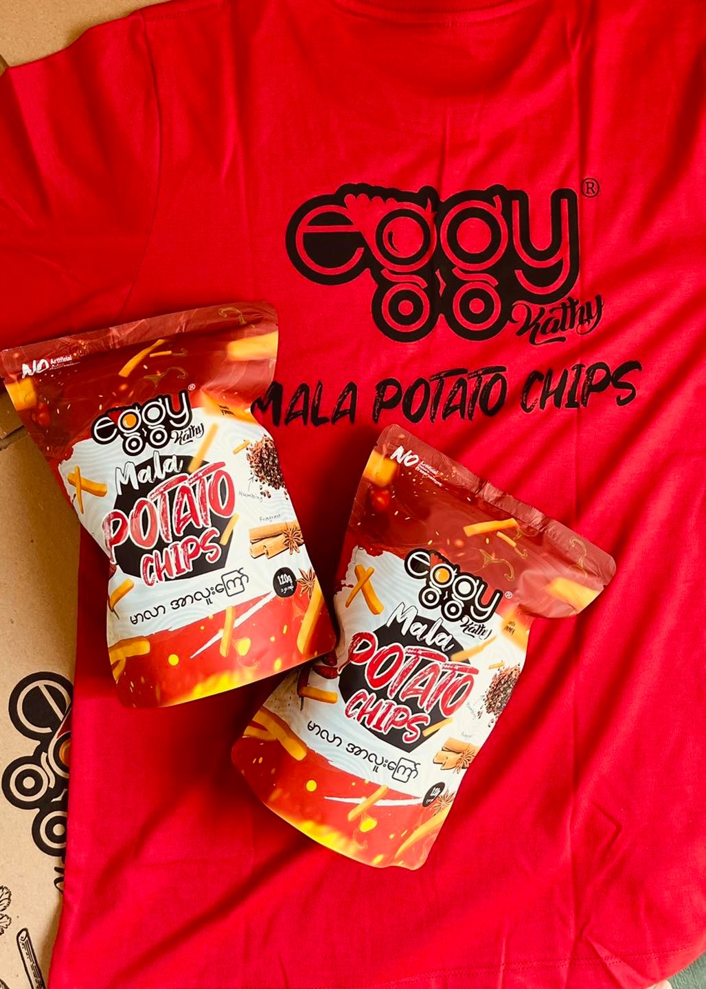 Eggy မာလာ အာလူးကြော် (120g)