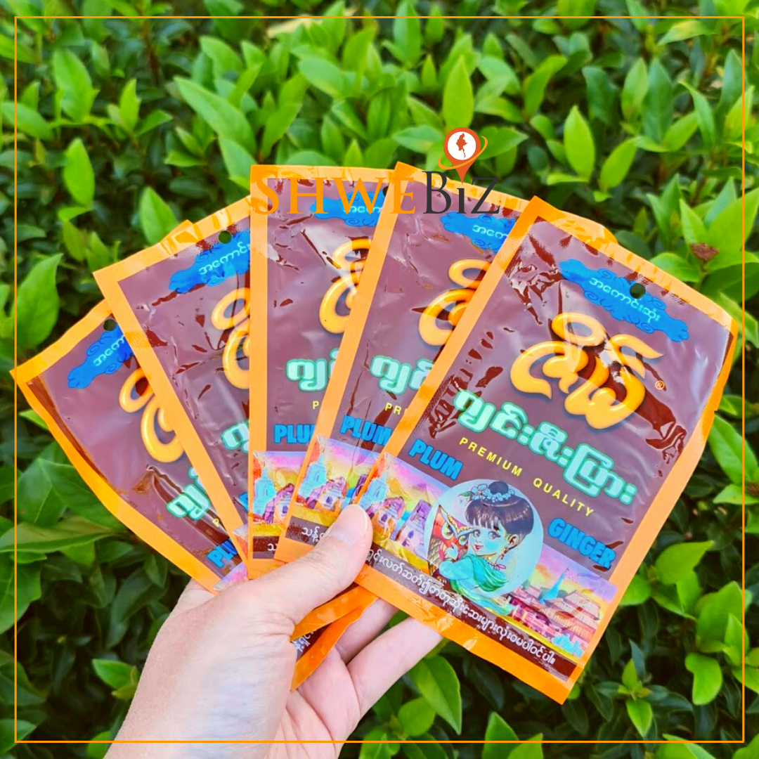 ဇိမ် ဂျင်းဇီးပြား ၅ ထုပ်တွဲ (60g)