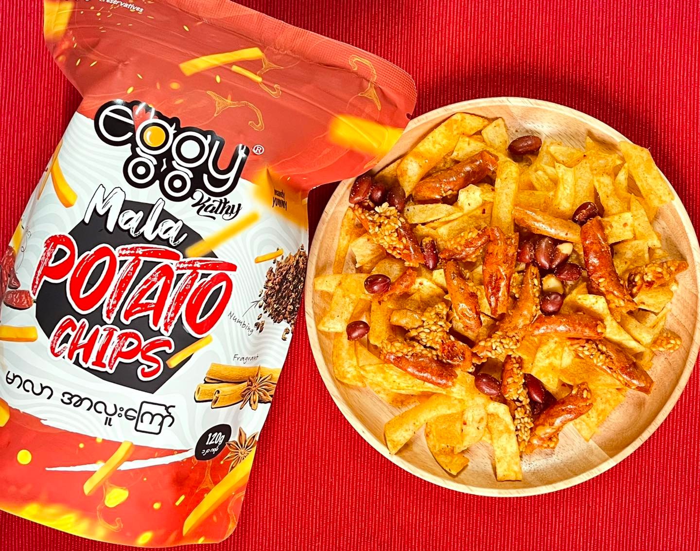 Eggy မာလာ အာလူးကြော် (120g)