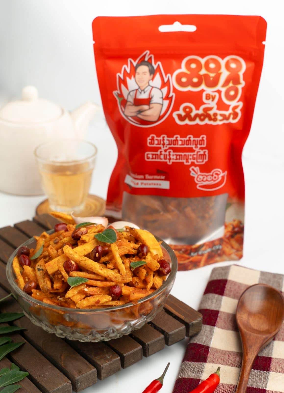 ထိမိဂွိ အောင်ပန်းအာလူးကြော် (Original အစပ်) (130g)