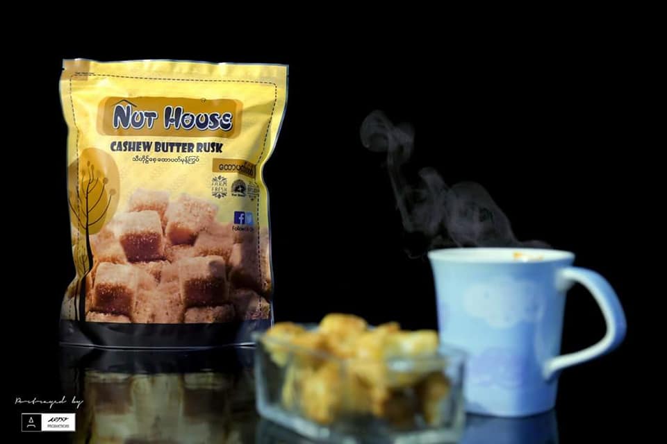 NutHouse သီဟိုဠ်စေ့ ထောပတ် မုန့်ကြွပ်