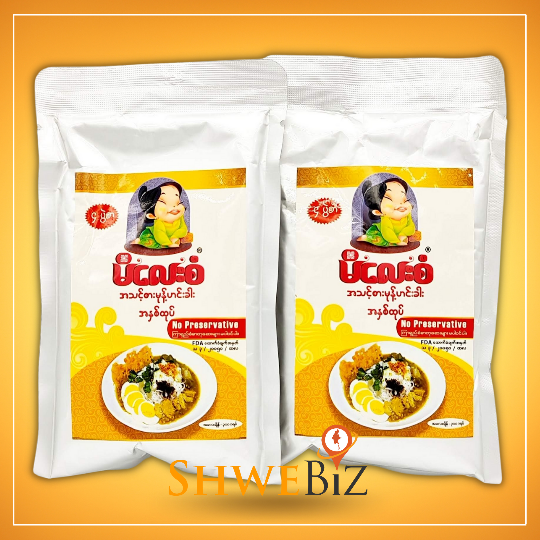 မိလေးစံ မုန့်ဟင်းခါးအနှစ်ထုပ် ၄ပွဲစာ (275g)