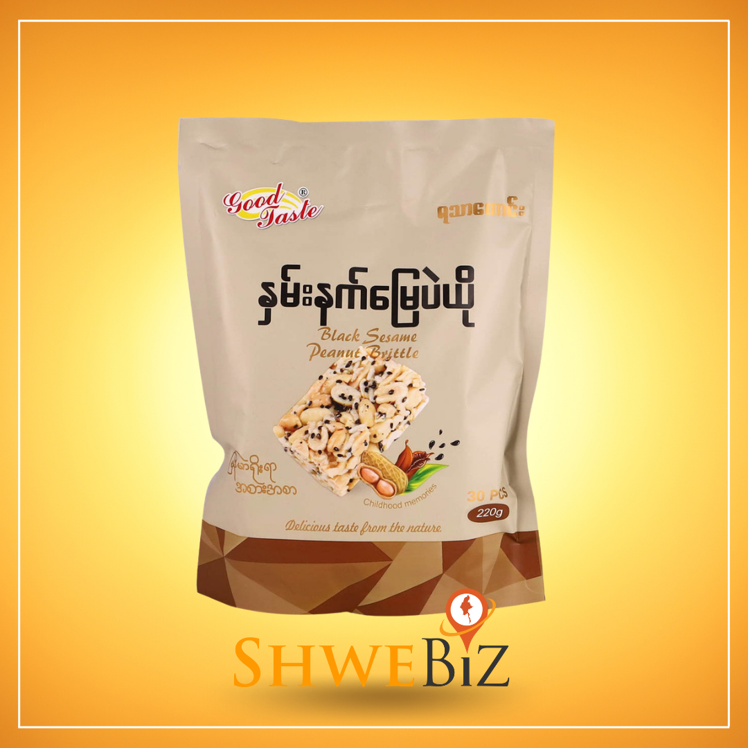 ရသာကောင်း နှမ်းနက်မြေပဲယို (220g)