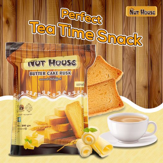 Nut House Butter Cake Rusk (ထောပတ်ကိတ်ခြောက်)