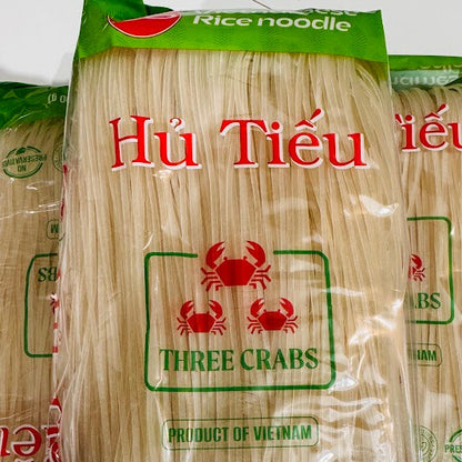 Three Crabs Hủ tiếu ရှမ်းခေါက်ဆွဲဖတ် (400g)