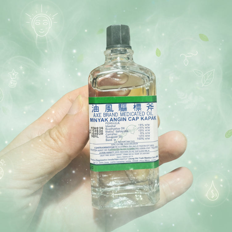 Axe Brand Medicated Oil 56 ml ( ပုဆိန်တံဆိပ် လေဆေးဆီ)