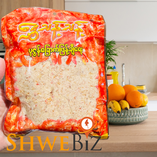 ရွှေသန့်သန့် ရွှေပုစွန်ခြောက်မှုန့် (160g)