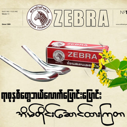 Zebra Spoon (Small) - 12 spoons